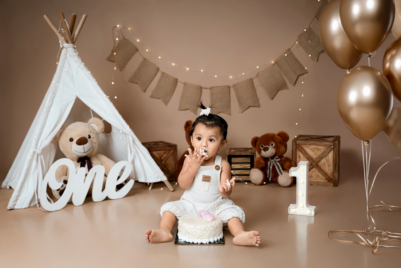 Happy Birthday theme Baby photography studio in surat